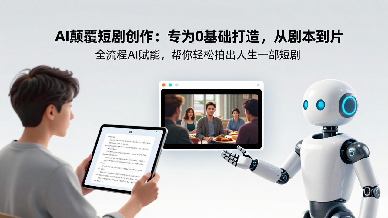 （17564期）AI颠覆短剧创作：专为0基础打造，从剧本到成片全流程AI赋能，帮你轻松拍出人生第一部短剧_生财有道创业项目网-生财有道