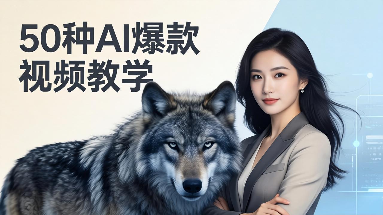 (17815期)50种AI爆款视频教学:影视级古诗词+治愈萌宠+山海经蛟龙,高阶宝典商业落地_生财有道创业项目网-生财有道