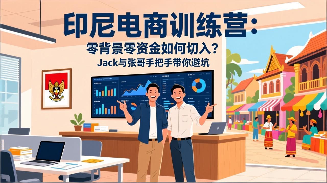 （17533期）印尼电商训练营：零背景零资金如何切入？Jack与张哥手把手带你避坑_生财有道创业项目网-生财有道