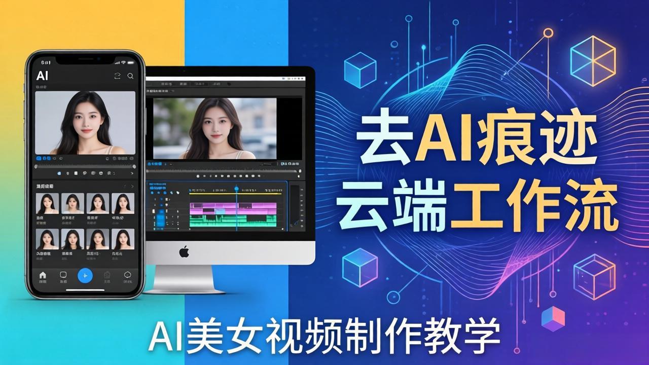 （17928期）AI美女视频制作教学：去AI痕迹，云端工作流出图，手机电脑均可，不需要配置_生财有道创业项目网-生财有道