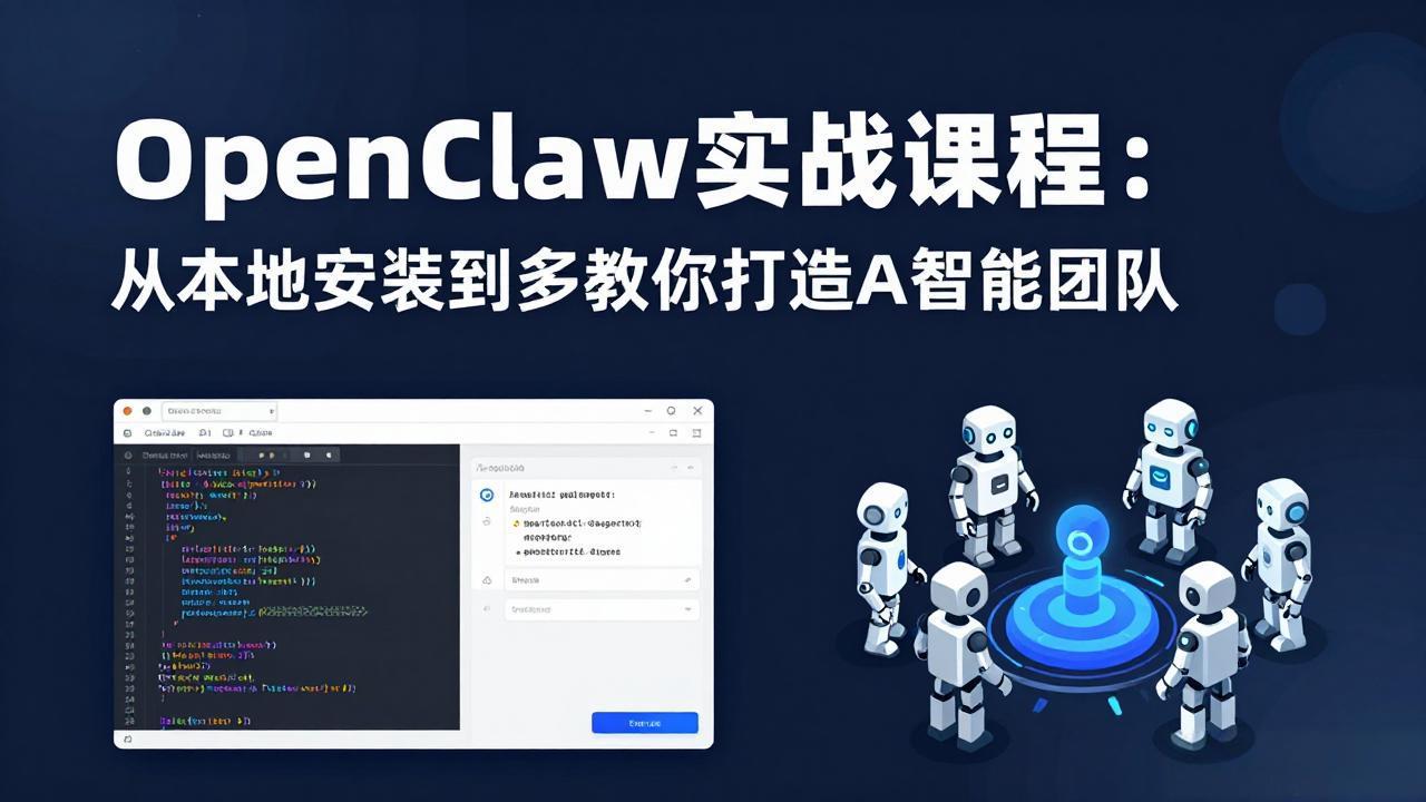 (17883期)OpenClaw实战课程:从本地安装到多Agent协同,手把手教你打造AI智能团队_生财有道创业项目网-生财有道