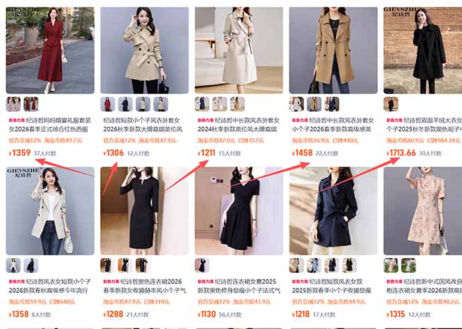 图片[2]-（18091期）【超强副业】淘宝超高价女装项目：1单赚1000多，可工作室放大（共52节）_生财有道创业项目网-生财有道