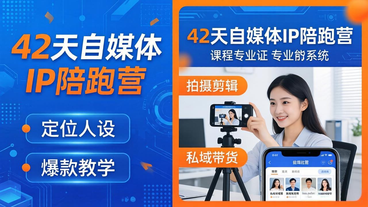 （18109期）42天自媒体IP陪跑营-26年4月19更新：定位人设爆款全教学，拍摄剪辑私域带货一站式落地_生财有道创业项目网-生财有道