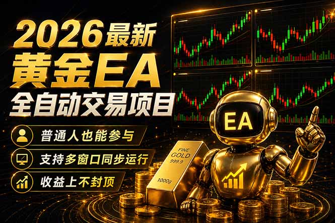 （18230期）最新黄金EA量化赛道，全程自动执行，多窗口操作直接放大结果_生财有道创业项目网-生财有道