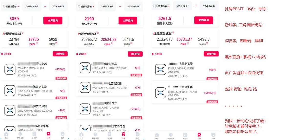 迅雷浏览器项目2.0_拆个大佬周1W的打法——生财有道创业项目网-生财有道