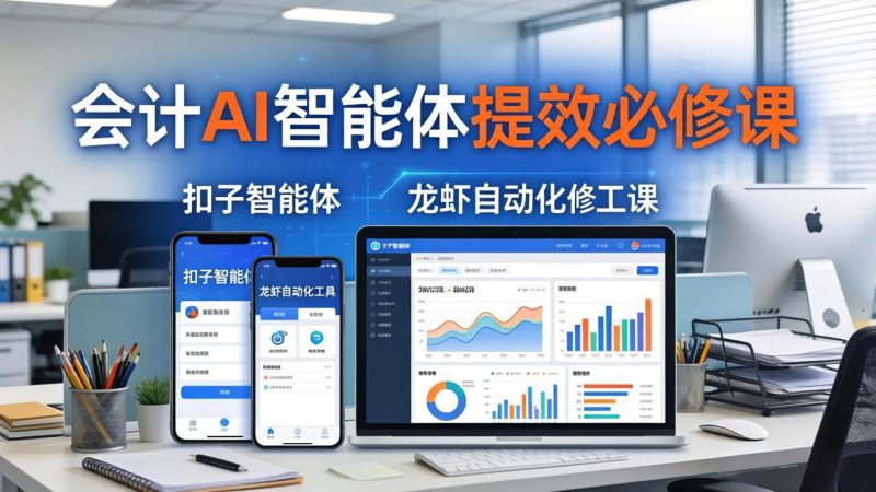 （18151期）财务会计AI智能体提效必修课：扣子智能体+龙虾自动化+报表分析，一站式提升财务工作效率_生财有道创业项目网-生财有道