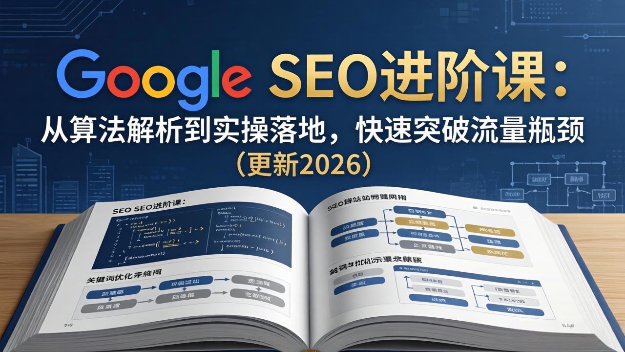 （18048期）Google SEO进阶课：从算法解析到实操落地，快速突破流量瓶颈（更新2026）_生财有道创业项目网-生财有道