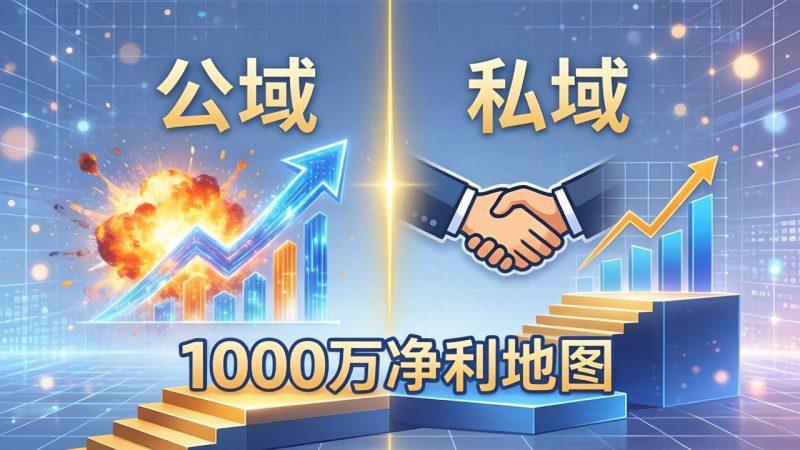 （18217期）公域玩命出爆款，私域悄悄做成交：这套AI内训课，2026给你打通1000万净利的地图_生财有道创业项目网-生财有道