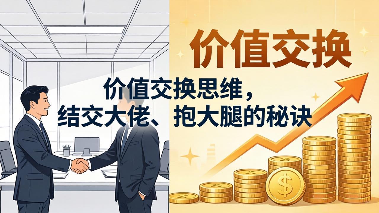 （18258期）某付费文章：价值交换思维，结交大佬、抱大腿的秘诀_生财有道创业项目网-生财有道