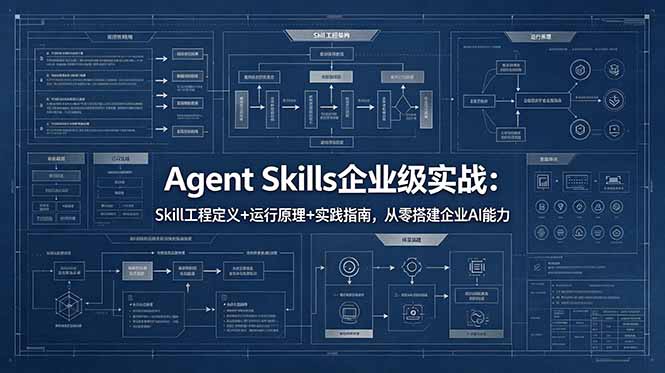 （18565期）Agent Skills企业级实战：Skill工程定义+运行原理+实践指南，从零搭建企业AI能力_生财有道创业项目网-生财有道