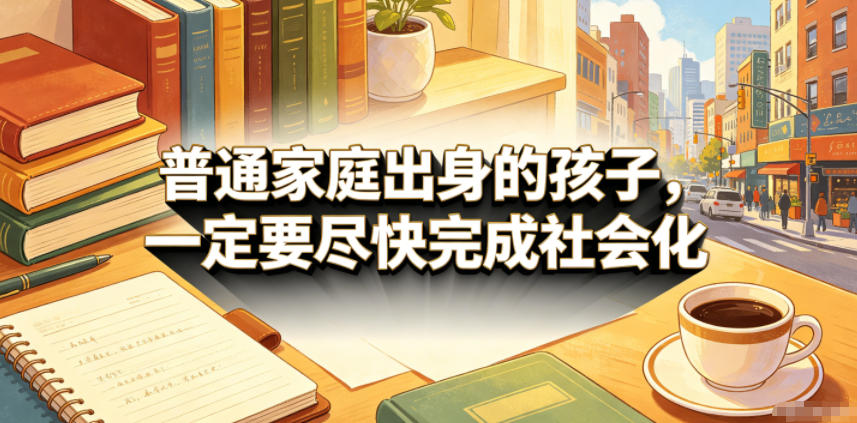 付费文章：普通家庭出身的孩子，一定要尽快完成社会化——生财有道创业项目网-生财有道