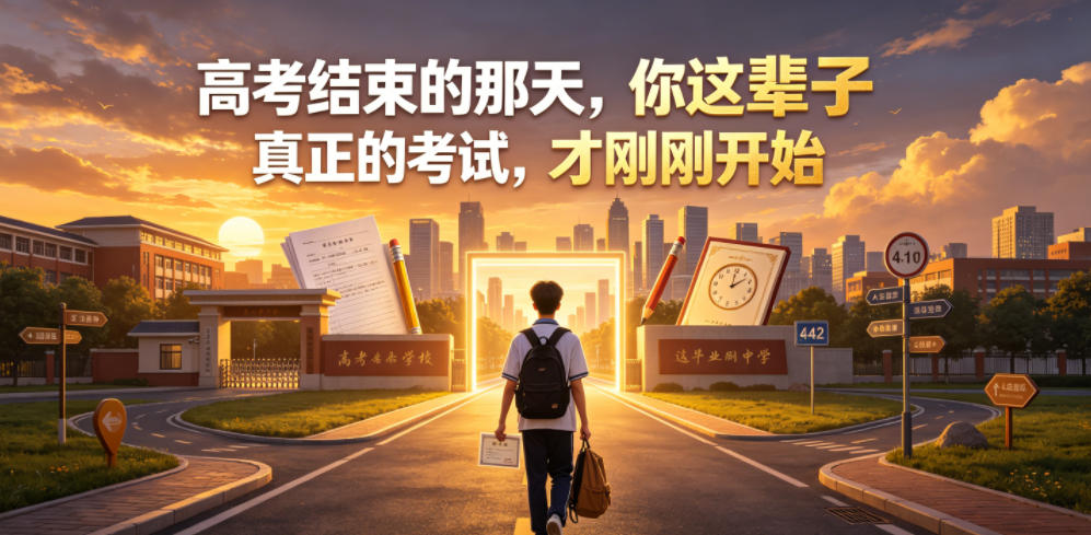 付费文章：高考结束的那天，你这辈子真正的考试，才刚刚开始——生财有道创业项目网-生财有道