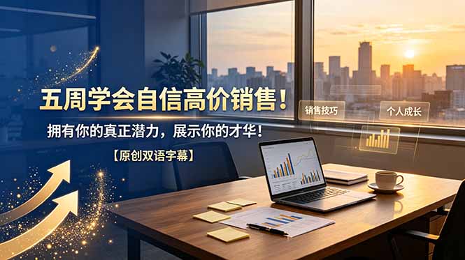 （19071期）五周学会自信高价销售！拥有你的真正潜力，展示你的才华！【原创双语字幕】_生财有道创业项目网-生财有道