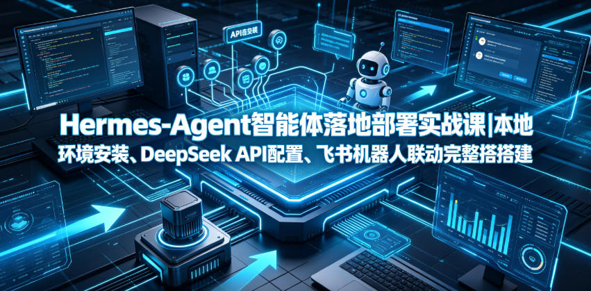 Hermes-Agent智能体落地部署实战课｜本地环境安装、DeepSeek API配置、飞书机器人联动完整搭建教程——生财有道创业项目网-生财有道