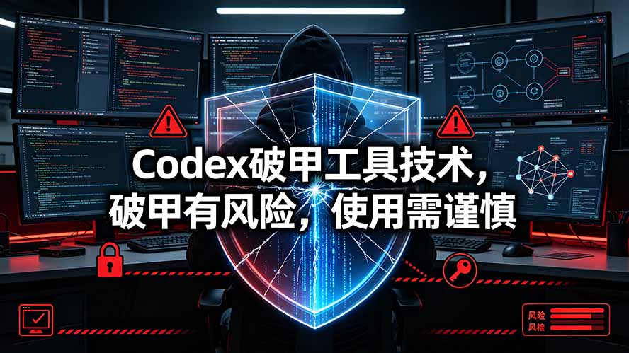 （19533期）Codex破甲工具技术，破甲有风险，使用需谨慎_生财有道创业项目网-生财有道