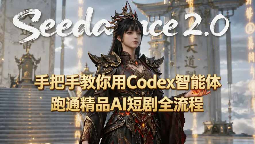 (19507期)手把手教你用Seedance2.0+Codex智能体跑通精品AI短剧全流程(附3种skill技能)_生财有道创业项目网-生财有道