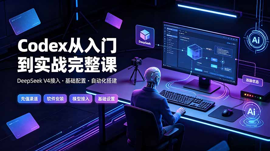 （19257期）Codex从入门到实战完整课｜充值·安装·接入DeepSeek，记忆·插件·Skill·CLI·MCP全拆解_生财有道创业项目网-生财有道