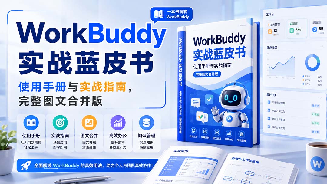 （20106期）WorkBuddy实战蓝皮书，使用手册与实战指南，完整图文合并版_生财有道创业项目网-生财有道