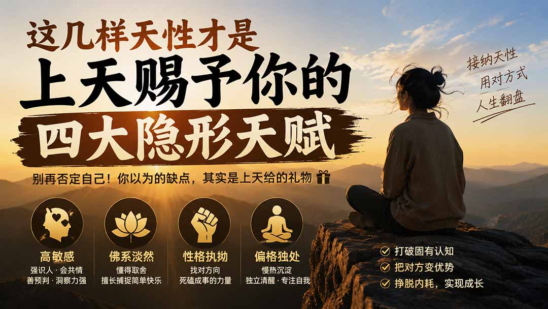 （19984期）付费文章：这几样天性才是上天赐予你的四大隐形天赋_生财有道创业项目网-生财有道