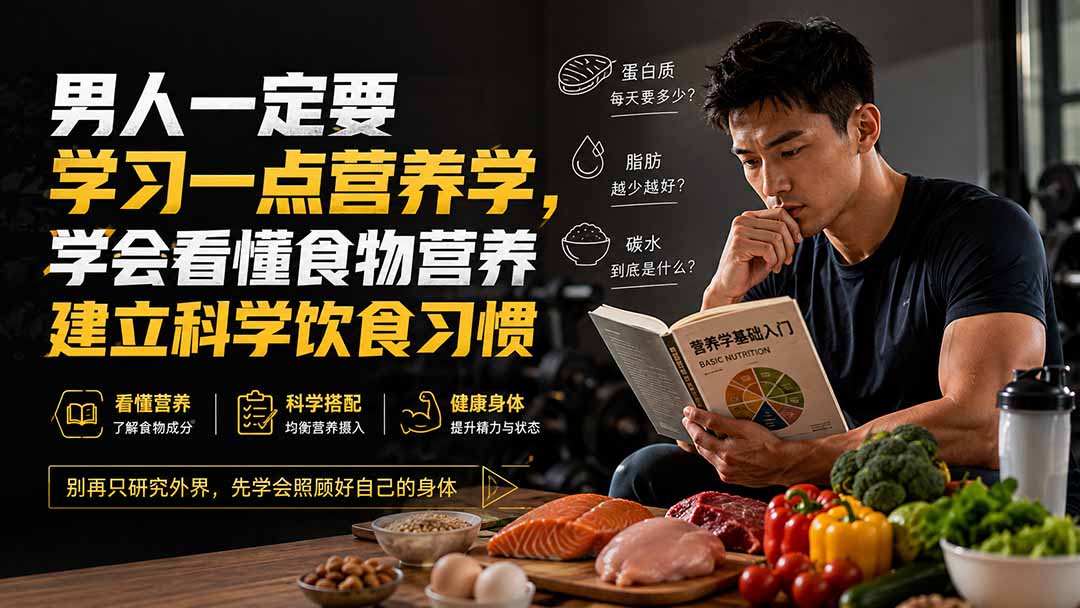 （20055期）付费文章：男人一定要学习一点营养学，学会看懂食物营养建立科学饮食习惯_生财有道创业项目网-生财有道