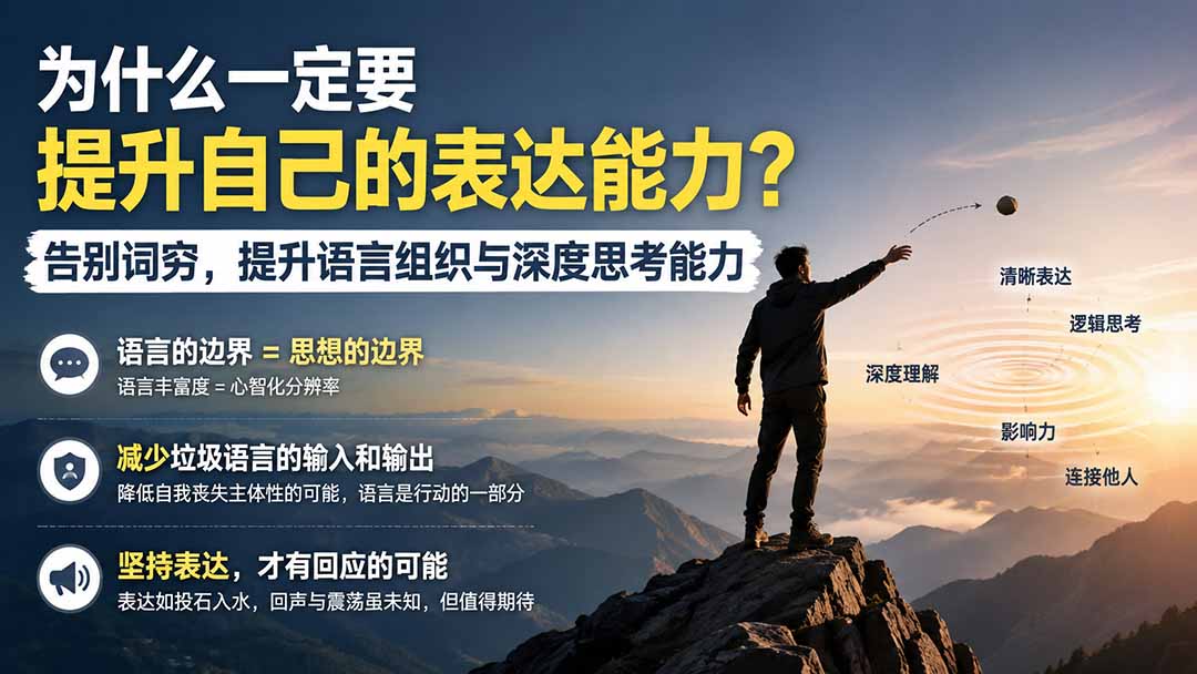 图片[2]-（20070期）付费文章：为什么一定要提升自己的表达能力？告别词穷，提升语言组织与深度思考能力_生财有道创业项目网-生财有道