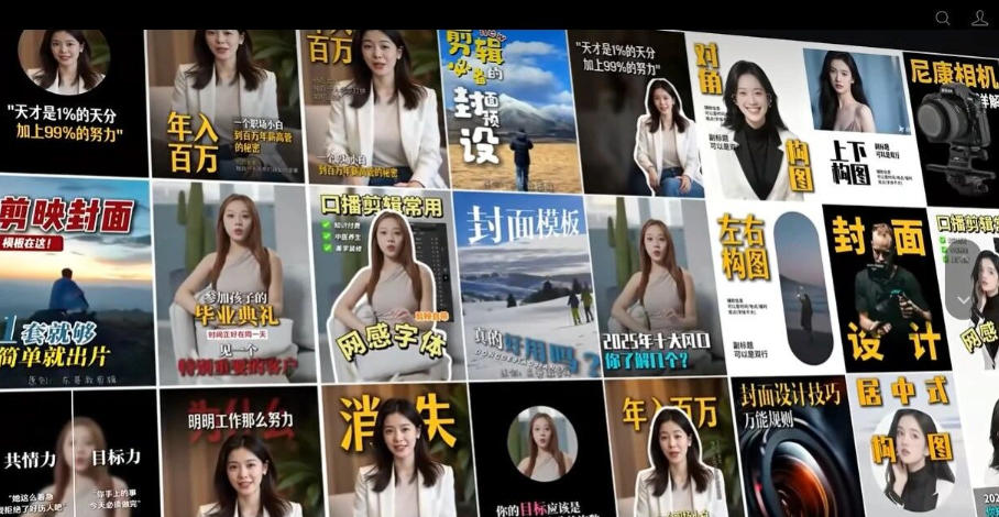 图片[3]-（20063期）【剪映模板】100款剪映高级感万能行业短视频封面字幕排版预设视频花字剪辑模版_生财有道创业项目网-生财有道