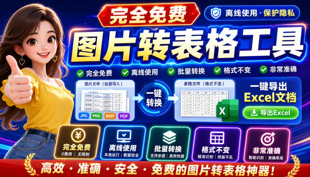 图片[1]-（19972期）图片表格识别提取工具，支持一键从图片中智能提取表格并导出Excel文件，可离线免网运行，FastTableOCR_生财有道创业项目网-生财有道