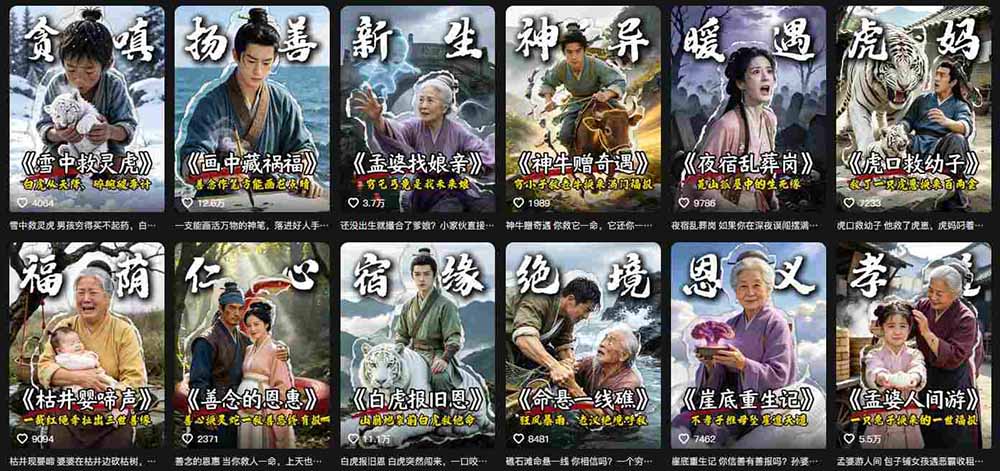 （19738期）抖音AI民间故事账号实战！67W粉丝博主拆解起号、文案、画面与剪辑，分享伙伴计划及广告变现路径，月入10000+_生财有道创业项目网-生财有道