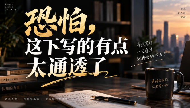 灏泽叔最新付费文章:恐怕,这下写的有点太通透了——生财有道创业项目网-生财有道