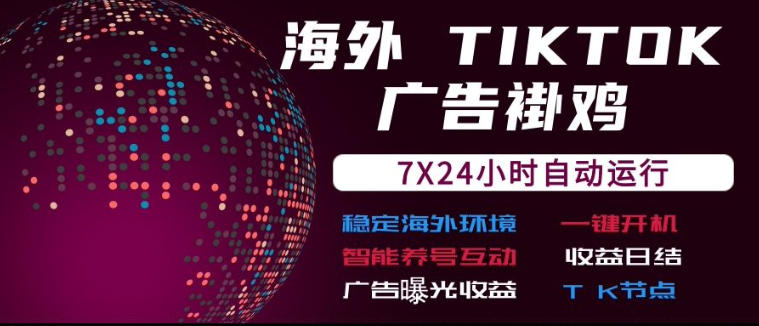 海外TikTok挂G流量变现,7X24自动运行,广告曝光收益,收益日结【揭秘】——生财有道创业项目网-生财有道