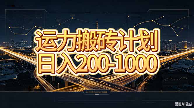 (20283期)运力搬砖,风口项目。当日收益稳定200-1000。 每天仅需一小时,新人轻松上手。_生财有道创业项目网-生财有道