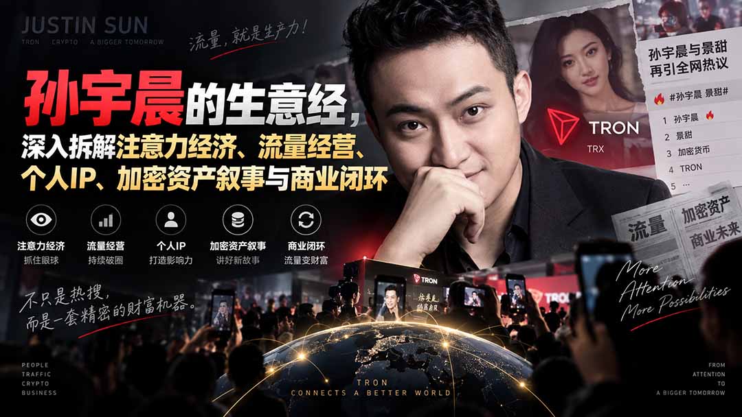 图片[2]-（20290期）某星球精华文章——孙宇晨的生意经，深入拆解注意力经济、流量经营、个人IP、加密资产叙事与商业闭环_生财有道创业项目网-生财有道