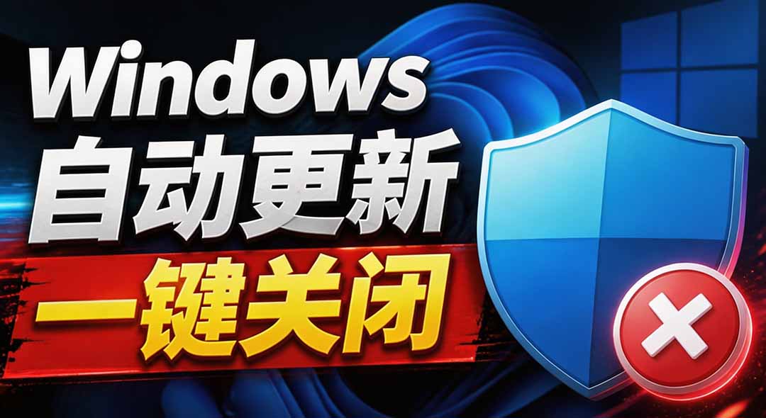 图片[1]-（20349期）Windows7/10/11系统禁止更新工具来了！仅400KB，一键禁止系统更新和恢复更新，小巧好用_生财有道创业项目网-生财有道