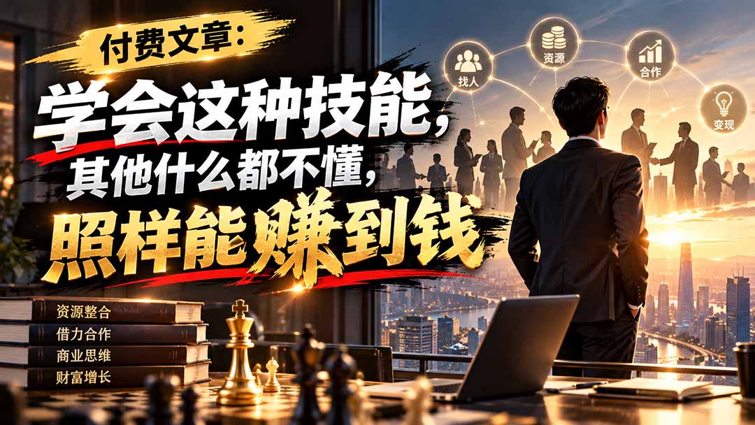 图片[2]-（20920期）付费文章：学会这种技能，其他什么都不懂，照样能賺到钱_生财有道创业项目网-生财有道