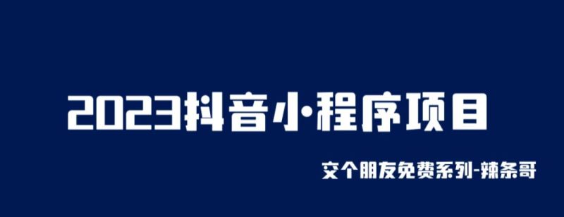 2023抖音小程序项目，变现逻辑非常很简单，当天变现，次日提现【揭秘】-生财有道