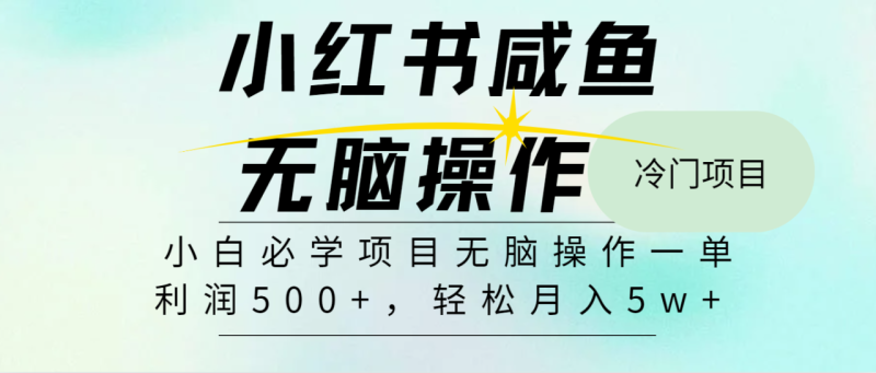 全网首发2024最热门赚钱暴利手机操作项目,简单无脑操作,每单利润最少500+-生财有道