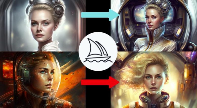 Midjourney V4实现连续性的人物创作:漫画,故事,动画操作教程参数设置-生财有道