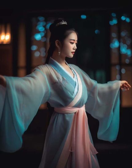 （8814期）Midjourney关键词-AI生成中国风古装汉服美女人像提示关键词-生财有道