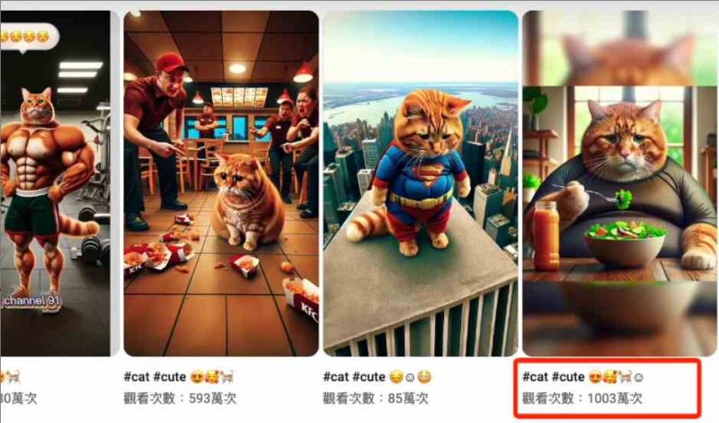 （9114期）AI貓咪剧情号，30天涨粉100w，制作简单，一个视频全网分发，轻松月入1W+-生财有道