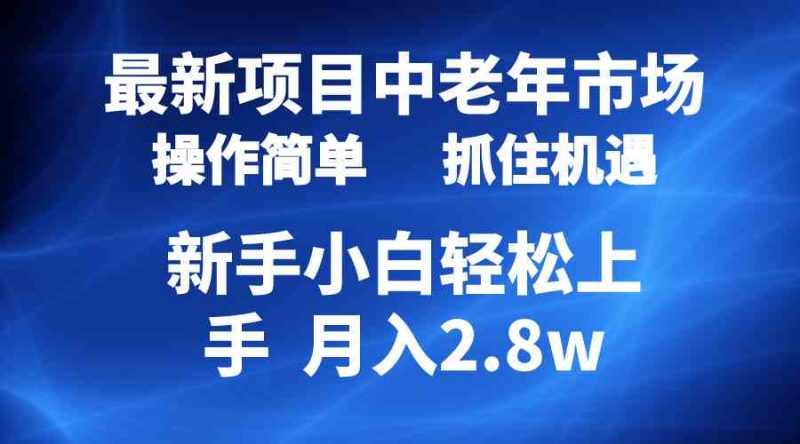 （10147期） 2024最新项目，中老年市场，起号简单，7条作品涨粉4000+，单月变现2.8w-生财有道