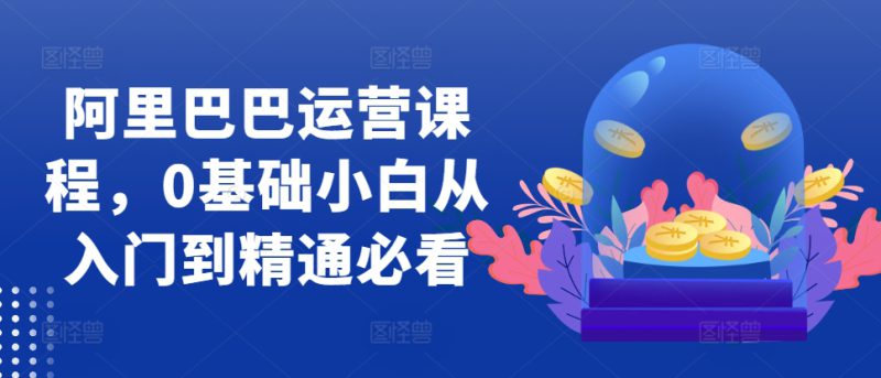 阿里巴巴运营课程,0基础小白从入门到精通必看_生财有道创业网-生财有道