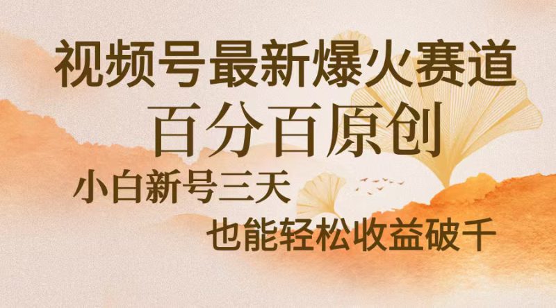 （13225期）视频号最新爆火赛道，中老年粉深信不疑，百分百原创，新号三天收益轻松..._生财有道创业项目网-生财有道