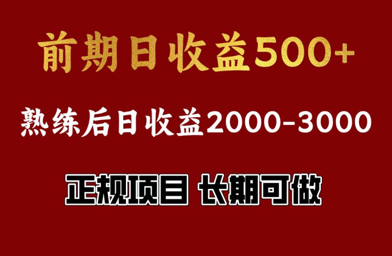 4-10月份暴力项目,收益可观,门槛低,一台电脑在家操作_生财有道创业网-生财有道