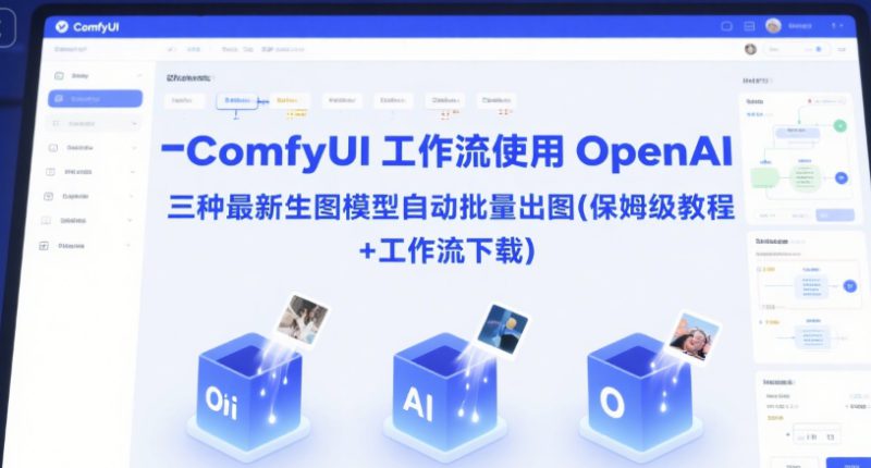 ComfyUI 工作流使用 OpenAI 三种最新生图模型自动批量出图(保姆级教程+工作流下载)——生财有道创业项目网-生财有道