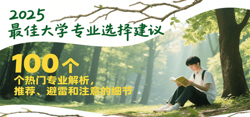 2025最佳大学专业选择建议，100个热门专业解析，推荐、避雷和注意的细节_生财有道创业网-生财有道
