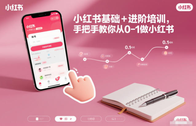 小红书基础+进阶培训,手把手教你从0-1做小红书——生财有道创业项目网-生财有道