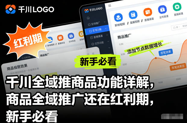 千川全域推商品功能详解，商品全域推广还在红利期，新手必看——生财有道创业项目网-生财有道
