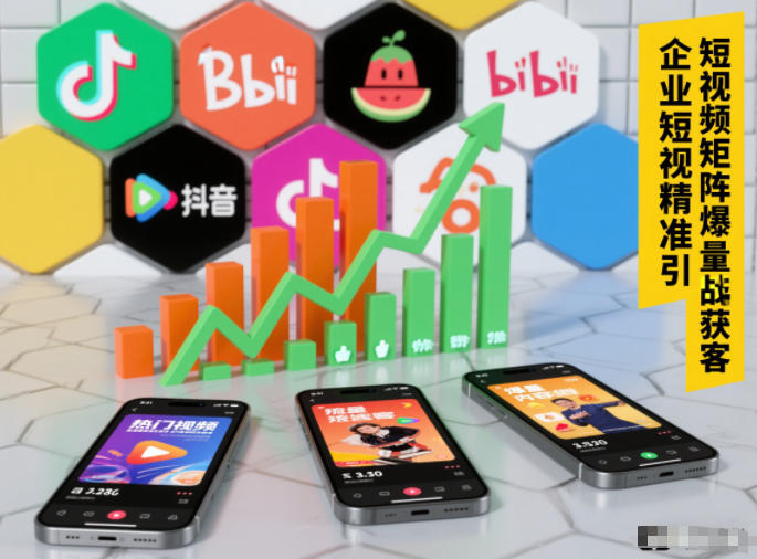 企业短视频精准引流矩阵获客,短视频矩阵爆量战法——生财有道创业项目网-生财有道