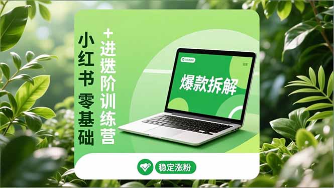 (16801期)小红书零基础+高阶训练营:安全养号、爆款拆解、长效运营,实现稳定涨粉与变现_生财有道创业项目网-生财有道