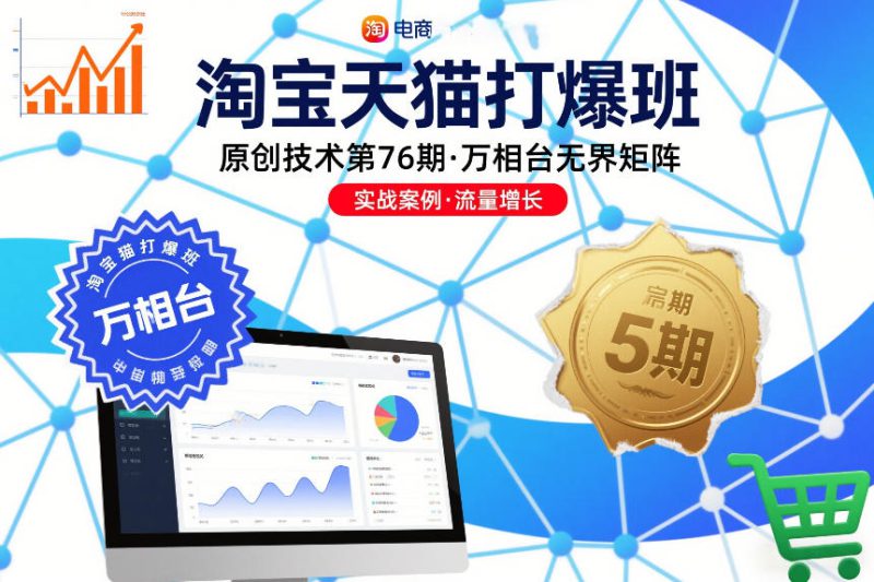 淘宝天猫打爆班原创技术第76期,万相台无界矩阵——生财有道创业项目网-生财有道